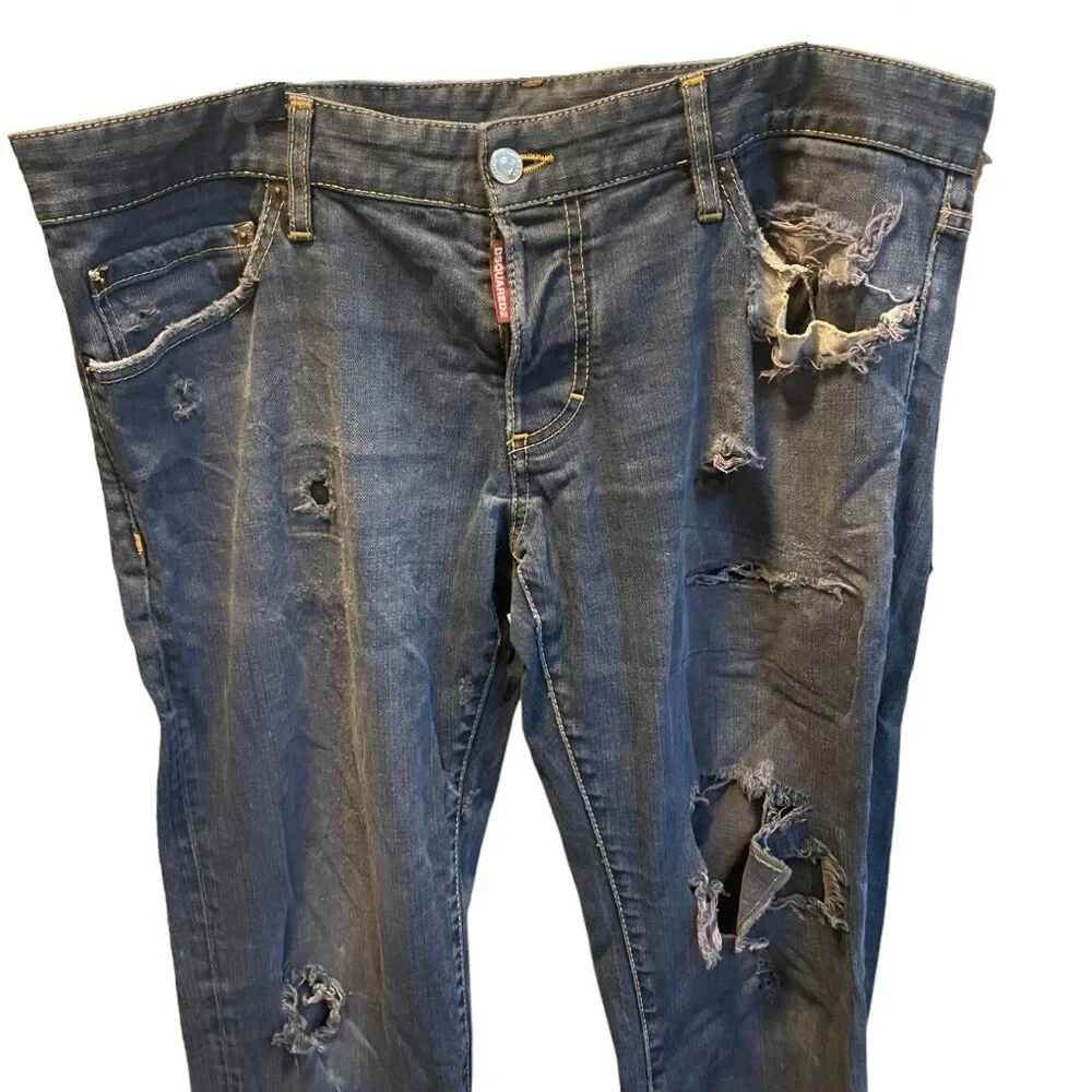 Dsquared2 Ripped Torn & Destroyed Cool Guy Jeans - Picture 3 of 7
